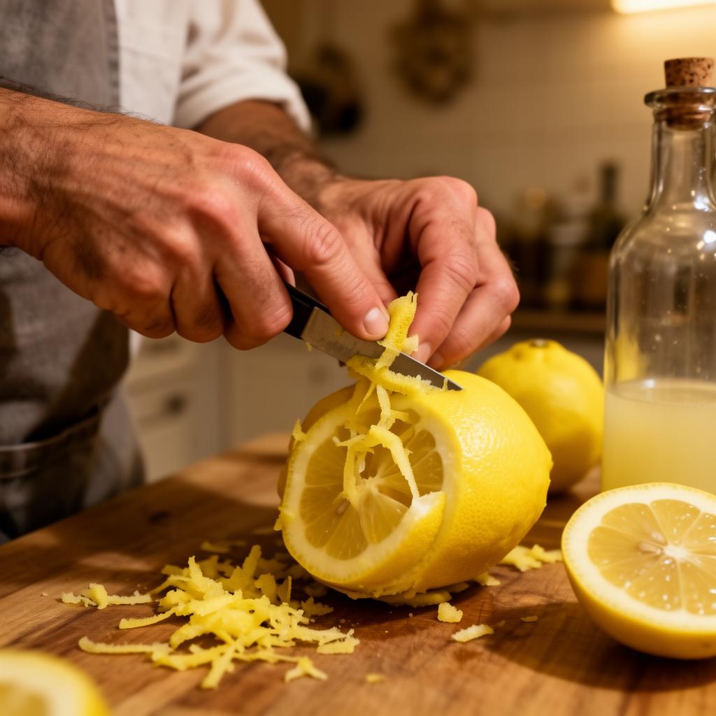 Processo artesanal de produção dos licores Raffinato em Florianópolis