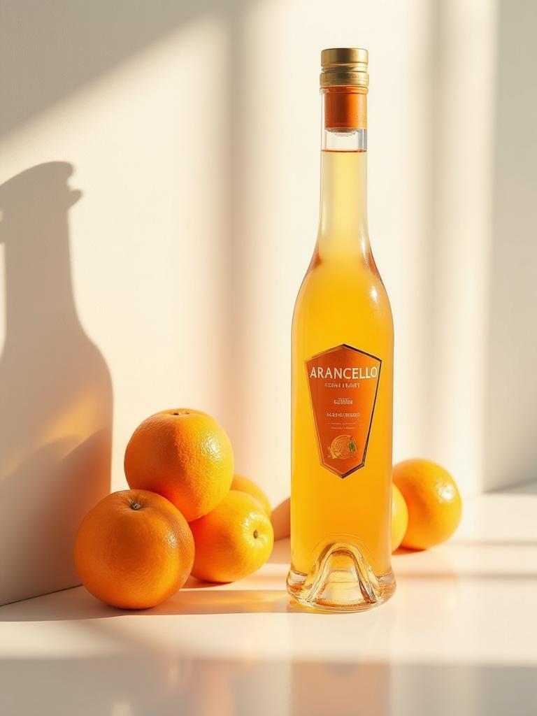 Garrafa de Arancello Raffinato — Licor de Laranja artesanal produzido em Florianópolis